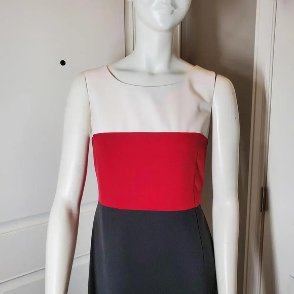 Evan-Picone Black Label Colorblock Sheath Dress Women's Size 10 NWOT - Picture 10 of 16